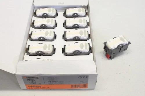 10x BTICINO LN4005AS Schalter 按钮品尝器 Schlie?er SL 8005543437209 OVP