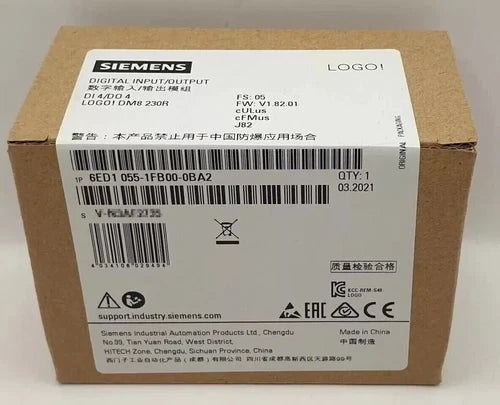 New Siemens 6ED1055-1FB00-0BA2 6ED1 055-1FB00-0BA2 LOGODM8 230R Expansion Module