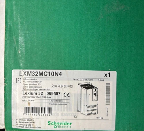 Schneider Electric, LXM32MC10N4, AC Servo Drive, Lexium 32, 208-480V 40A 11kW