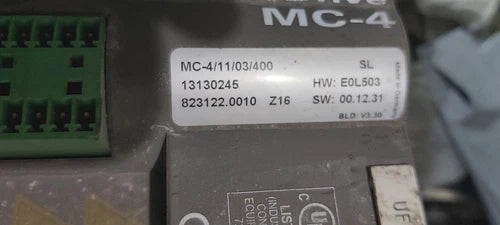 HFT MC-4 MC-4/11/10/400 ELAU SCHNEIDER ELECTRIC PAC DRIVE HW E0L503 SW 00.12.31
