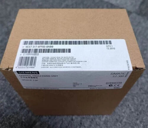 New Siemens 6ES7317-6FF03-0AB0 6ES7 317-6FF03-0AB0 SIMATIC S7-300 CPU 317F-2DP
