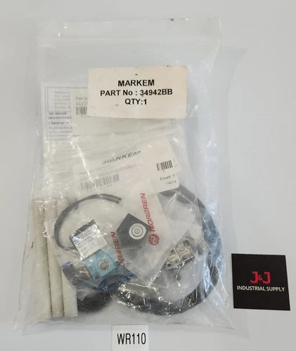 *BRAND NEW* Genuine Markem 34942BB Kit w/ Solenoid Valve, Cable & Safety Switch
