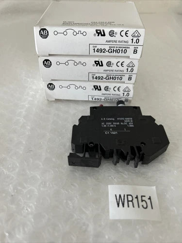 (3) NIB Allen-Bradley 1492-GH010 Supplementary Protector Series B, 1.0A