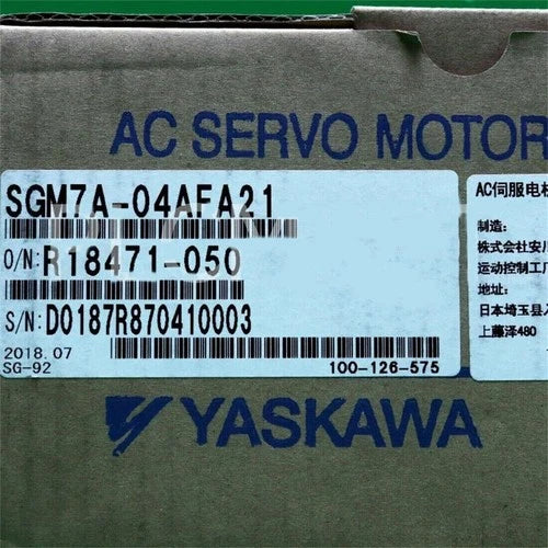 1PC New Yaskawa SGM7A-04AFA21 Servo Motor Expedited Shipping SGM7A04AFA21