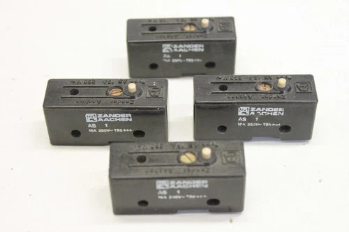 4x ZANDER AACHEN AS 1 16A 250V T85 Mikroschalter AS1