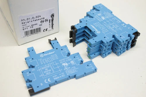 5x FINDER 93.01.0.024 Relais Sockel Fassung Relaisfassung 8012823195414 OVP
