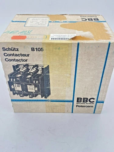 BBC Petercem B-105  30-11 Contactor 105 Amp 240 Volt Coil