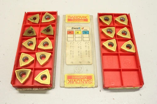 16x SANDVIK WCMX080412 WCMX 08 04 12 R-53 Wendeschneidplatten WCMX080412 OVP