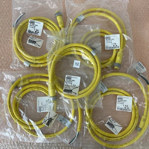 (5) NEW- Brad Harrison Woodhead 40905SS Cable Male 3PIN SST Coup 6¡¯ 16-3PVC Cord