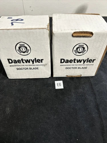 (2) NEW GENUINE DAETWYLER FACTORY BOX DOCTOR BLADE 78¡±FAST SHIPPING! + WARRANTY