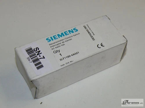 NEU-OVP Siemens 3LF1100-4AA21 Steuerschalter 3LF1 100-4AA21 Interruptor