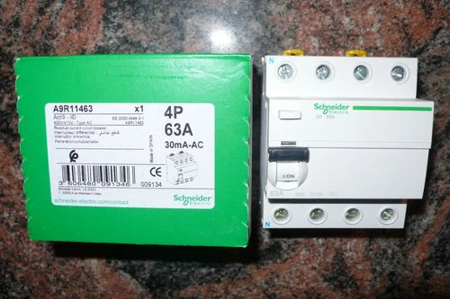 INTERRUPTEUR DIFFERENTIEL TETRA 63A 30mA AC SCHNEIDER ELECTRIC A9R11463 MERLIN G