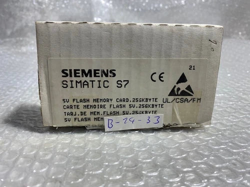 SIEMENS SIMATIC S7 6ES7 952-0KH00-0AA0 Memory Card