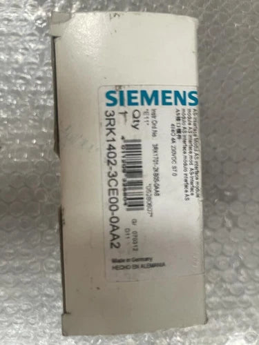 SIEMENS, 3RK1402-3CE00-0AA2, S45 Digital 4 DI/4 RQ, IP20 4 x inputs for 3-wire