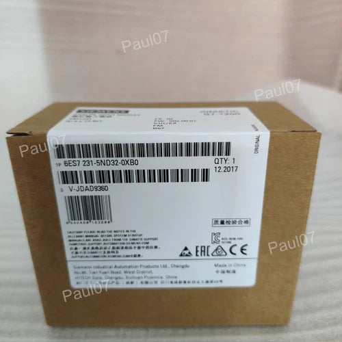 New Siemens 6ES7231-5ND32-0XB0 S7-1200 6ES7 231-5ND32-0XB0 Analog Input SM 1231