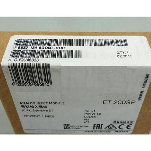 SIEMENS 6ES7 134-6GD00-0BA1 Module New 6ES7134-6GD00-0BA1