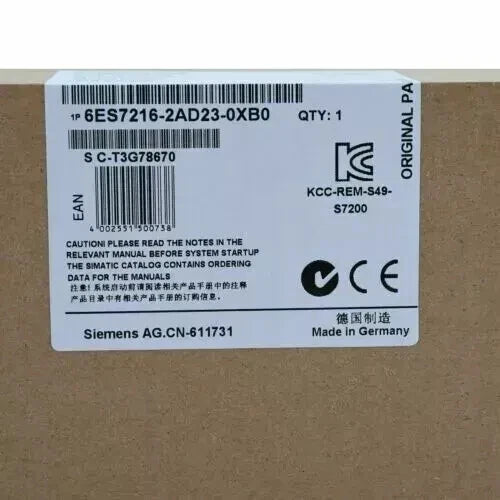 New Siemens 6ES7216-2AD23-0XB0 SIMATIC S7-200 CPU 6ES7 216-2AD23-0XB0