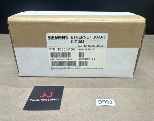 BRAND NEW SEALED- SIEMENS 16353-164 Ethernet Board Kit 353 Rev 1 || WARRANTY!