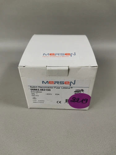 Mersen Switch Disconnector Fuse Linocur 05863.063100 E1012602A NEU OVP