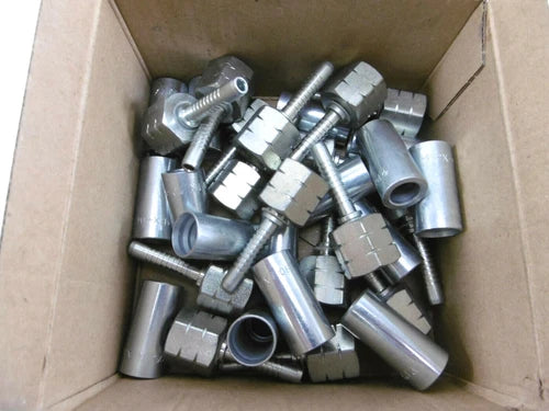 16 St¨¹ck Parker 106PX-5-04 Dichtkopf mit ?berwurfmutter | Stahl verzinkt