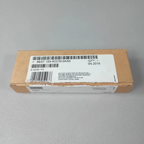 Siemens 6ES7 193-4CC30-0AA0 / 6ES7193-4CC30-0AA0 NEU OVP Siegel offen