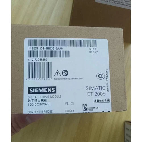 New Siemens 6ES7132-4BD32-0AA0 6ES71324BD320AA0 DP 5 electronic modules