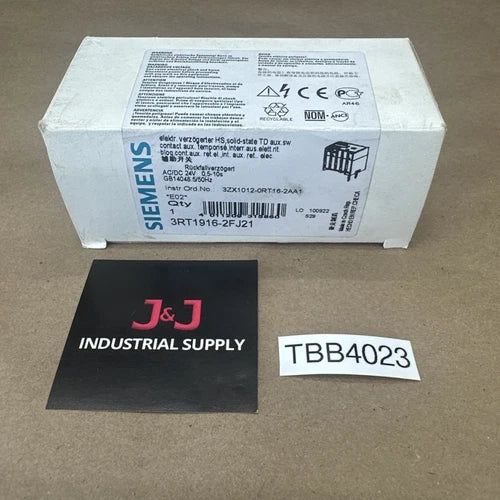 NEW IN BOX- Siemens 3RT1916-2FJ21 Solid State Off-Delay Timer Module + WARRANTY!