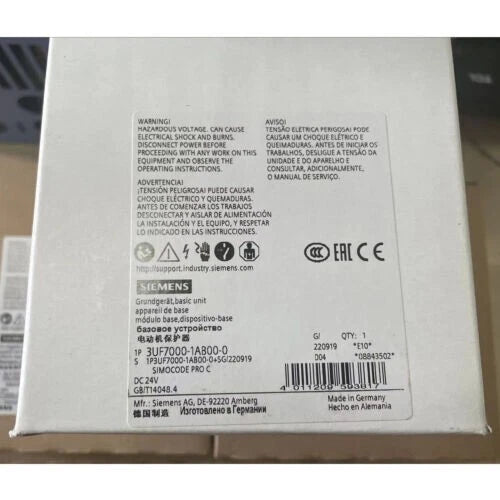 New Siemens 3UF7000-1AB00-0 3UF7 000-1AB00-0 Basic Unit SIMOCODE pro C