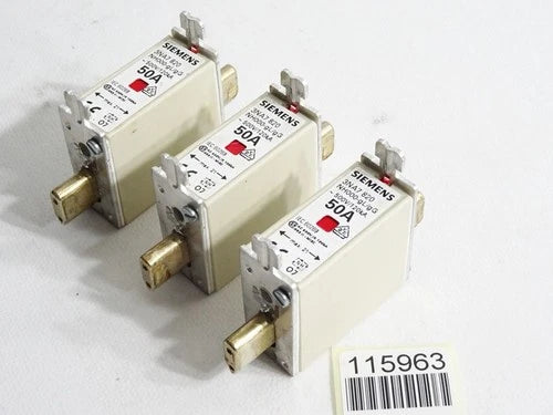 Siemens 3NA7820 NH000-gL/gG 500VAC 120kA 50A / Inhalt:3 St¨¹ck