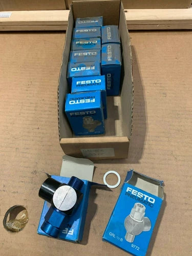10 x   New Old Stock Festo  GRL-1/2-B 9772 Oneway flow control valve
