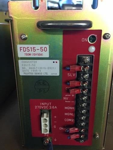 Fonte de alimentação Potenza 15V 50A Fujitsu Denso Ltd.FDS15-50 750W