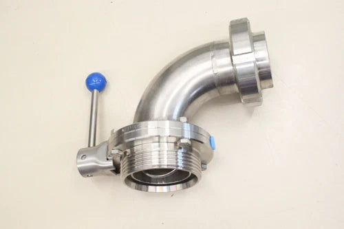 316L Edelstahl 1.4404 Stainless Steel DN65 2,5 Absperrklappe Bogen DN 65 NEU