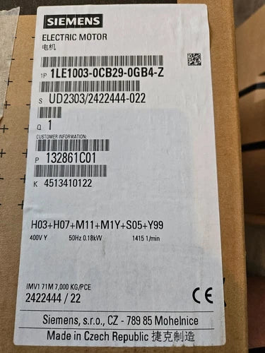 Siemens 1LE1003-0CB29-0GB4-Z NEW