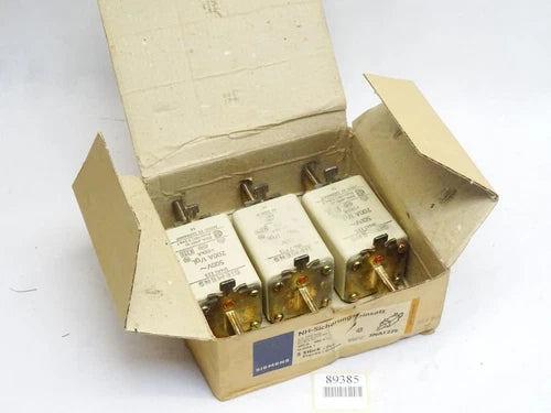 Siemens NH-Sicherungseinsatz 200A 500V~ / 3NA1225 / Inhalt : 3 St¨¹ck / Neu OVP