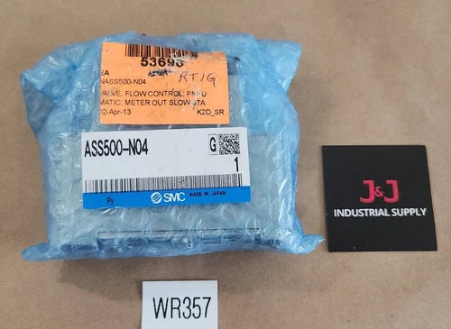 *BRAND NEW* SMC ASS500-N04 Speed Control Flow Control Slow Start Valve +Warranty