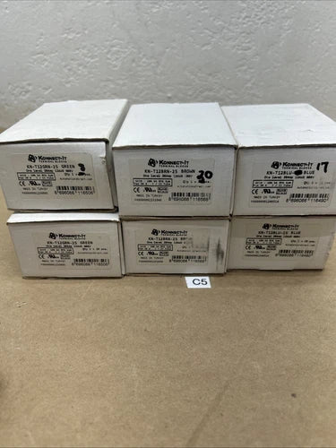(Lot of 120)KONNECT -IT KN-T12BROWN,BLUE,GREEN Terminal Blocks Fast Shipping!