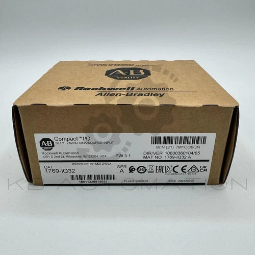 M¨®dulo de entrada digital 1769-IQ32 CompactLogix, entradas 32x 10-30V DC (dissipador/fonte)