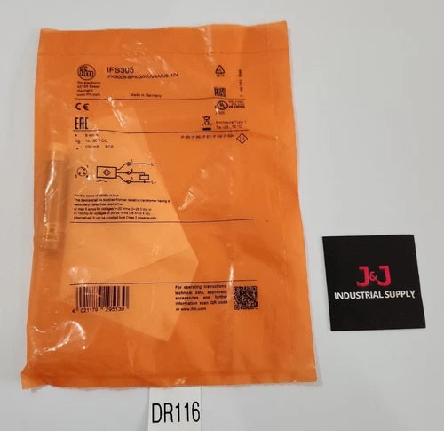 *BRAND NEW* IFM IFS305 Inductive Sensor IFK3008-BPKG/K1/V4A/US-104 + Warranty!