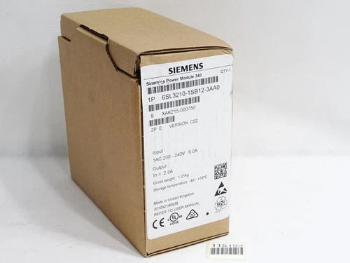 Siemens Sinamics Power Module 340 6SL3210-1SB12-3AA0 / Neu OVP