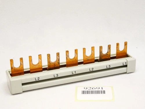 Siemens Sammelschiene 5ST2153 ca.13cm 16mm2 mit 2 Endkappen