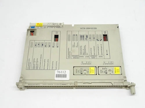 Siemens Simatic S5 6ES5460-4UA13 / 6ES5 460-4UA13 E:03