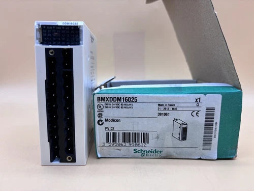 BMXDDM16025 SCHNEIDER ELECTRIC MODICON BMX DDM16025 , DIG 8I 24 VDC 8Q RELAYS