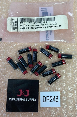 (14) NEW- LEDTRONICS CF296CR6-28V/20-B Red Light Emitting Diode || FAST SHIPPED