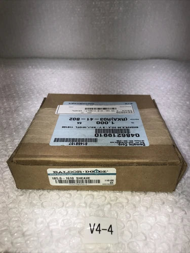 ** NEW FACTORY SEALED BALDOR DODGE  1B5.0-1610 SHEAVE 5.35 OD, A-B V-BELT,1610TL