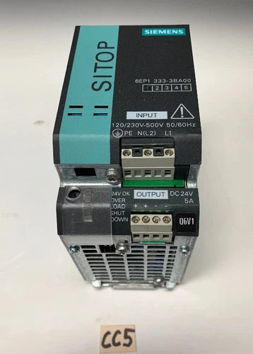Siemens 6EP1333-3BA00 SITOP Modular 5A 1/2 ph Power Supply *Warranty*