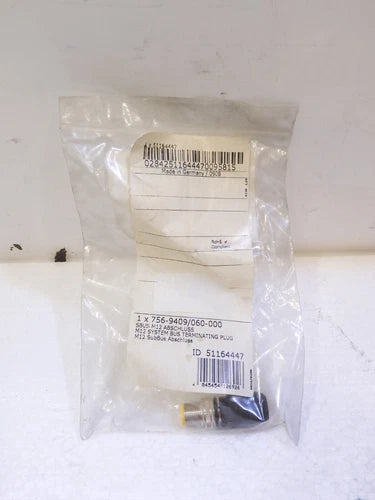 0756-9409/060-0000, 8045530, M12 SYSTEM BUS TERMINATING PLUG
