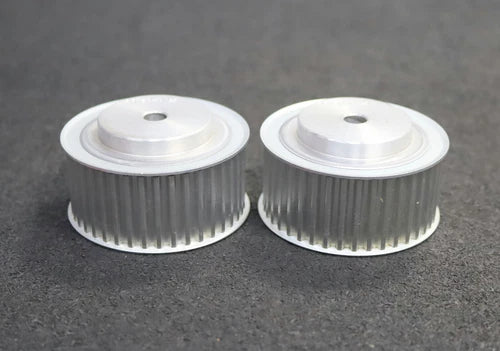 2x Aluminium Zahnscheibe mit beidseitiger Bordscheibe 36-T5/40 Profil: T5 Z=40