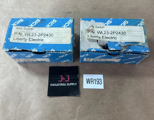 (2) SEE DESCRIPTION- SICK WL23-2P2430P02 Compact Photoelectric Sensor | FASTSHIP