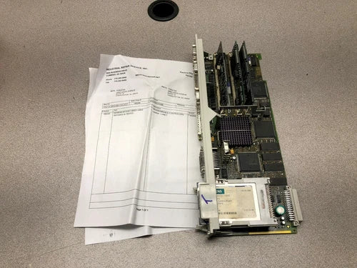 USED SIEMENS SINUMERIK  PROCESSOR MODULE WITH MEMORY CARD 6FC5357-0BB21-0AE0 / 6