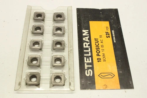 10x STELLRAM S2F SCKM 12 05 AC TR  1205 Wendeschneidplatten S2F OVP